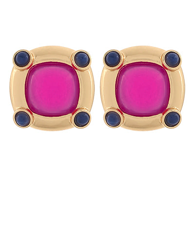 Nova Square Stud Earrings