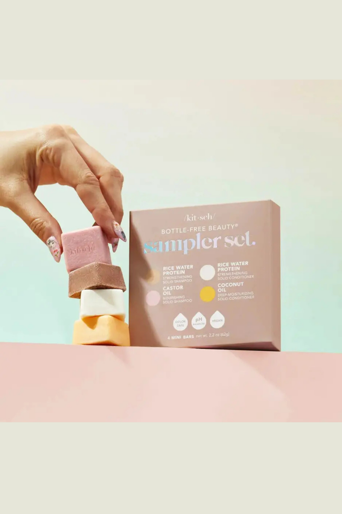 KITSCH Bottle-Free Beauty 4pc Sampler Set