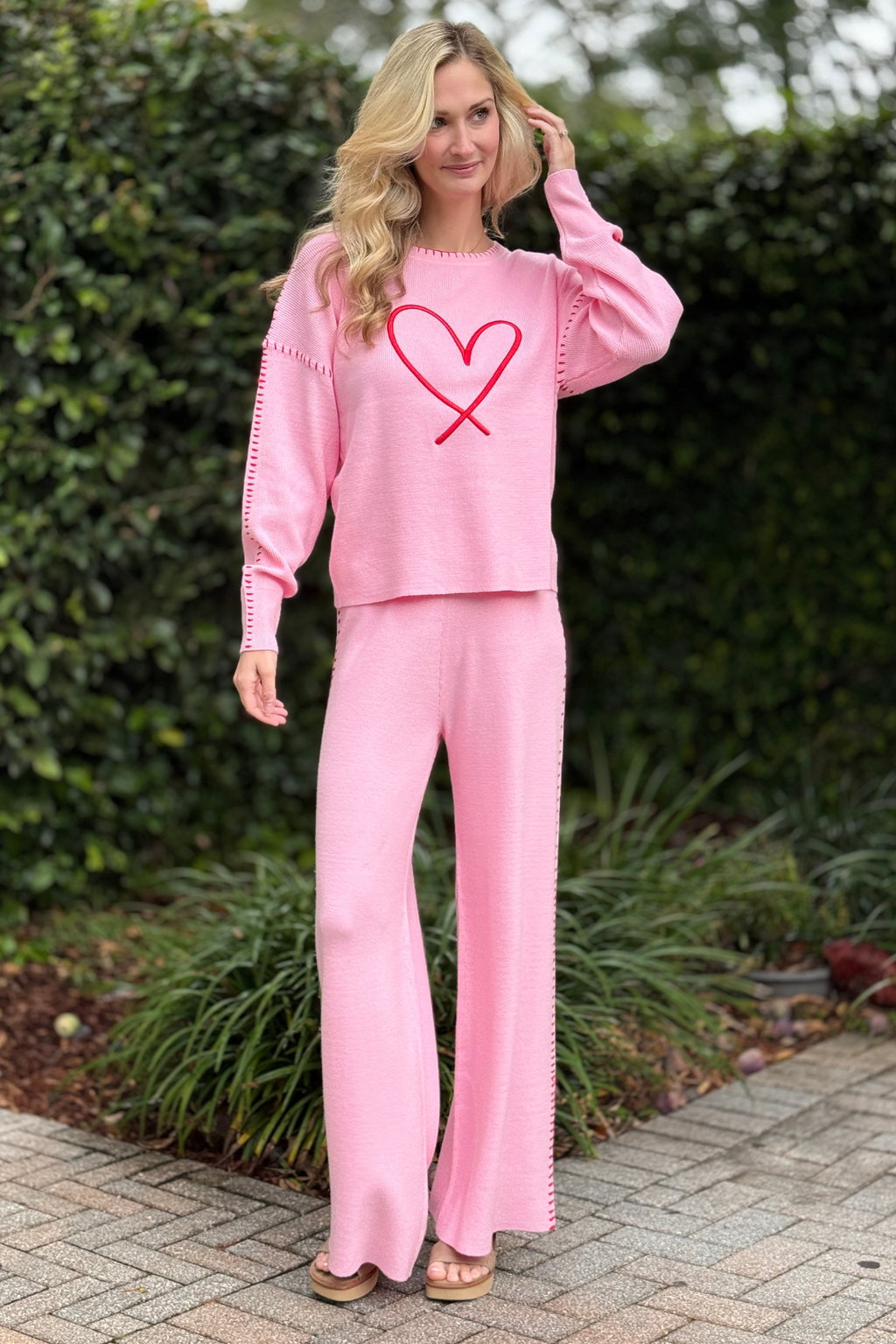 Heartstrings Cozy Knit Set | The Pink Nickel – Women's Clothing
