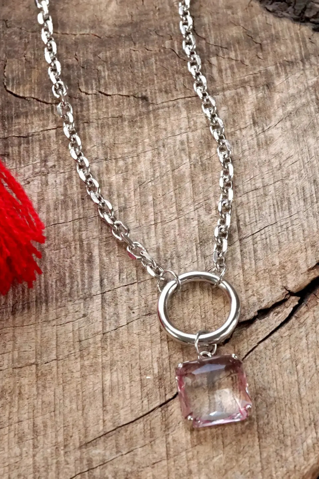 ネックレス・ペンダント +ENGBROX+ silver925 rosy pearl necklace EBNL24044SV The Rosé Reflection Pendant Necklace in Silver – Women's