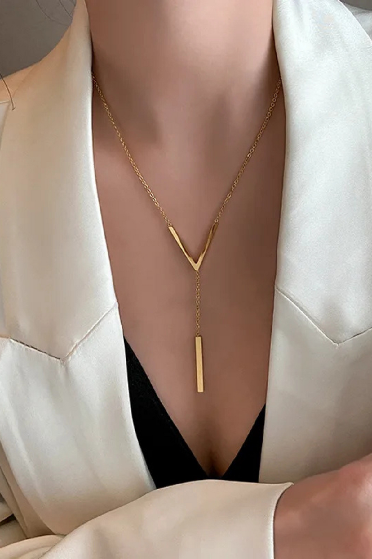 The Minimal Luxe Letter Necklace