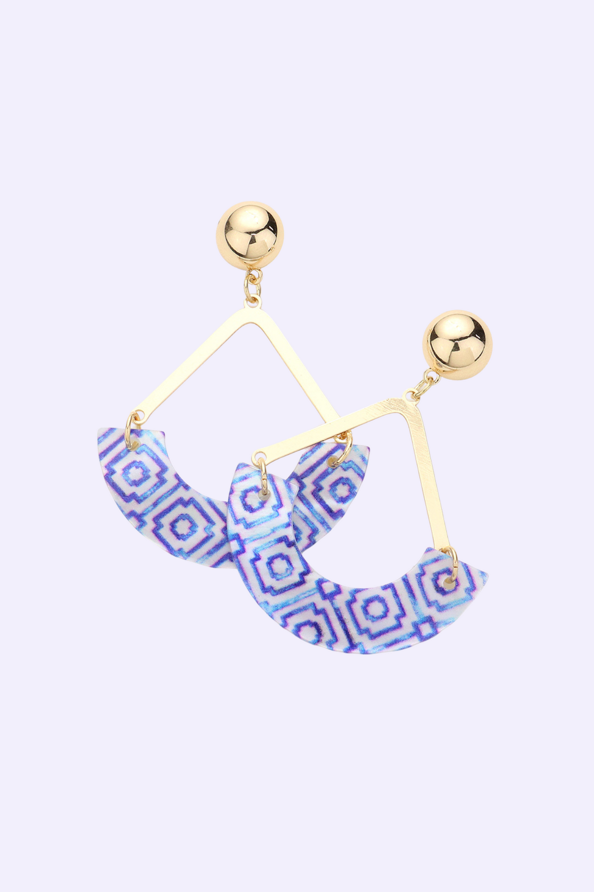 Mother Of Pearl Dangle Earrings