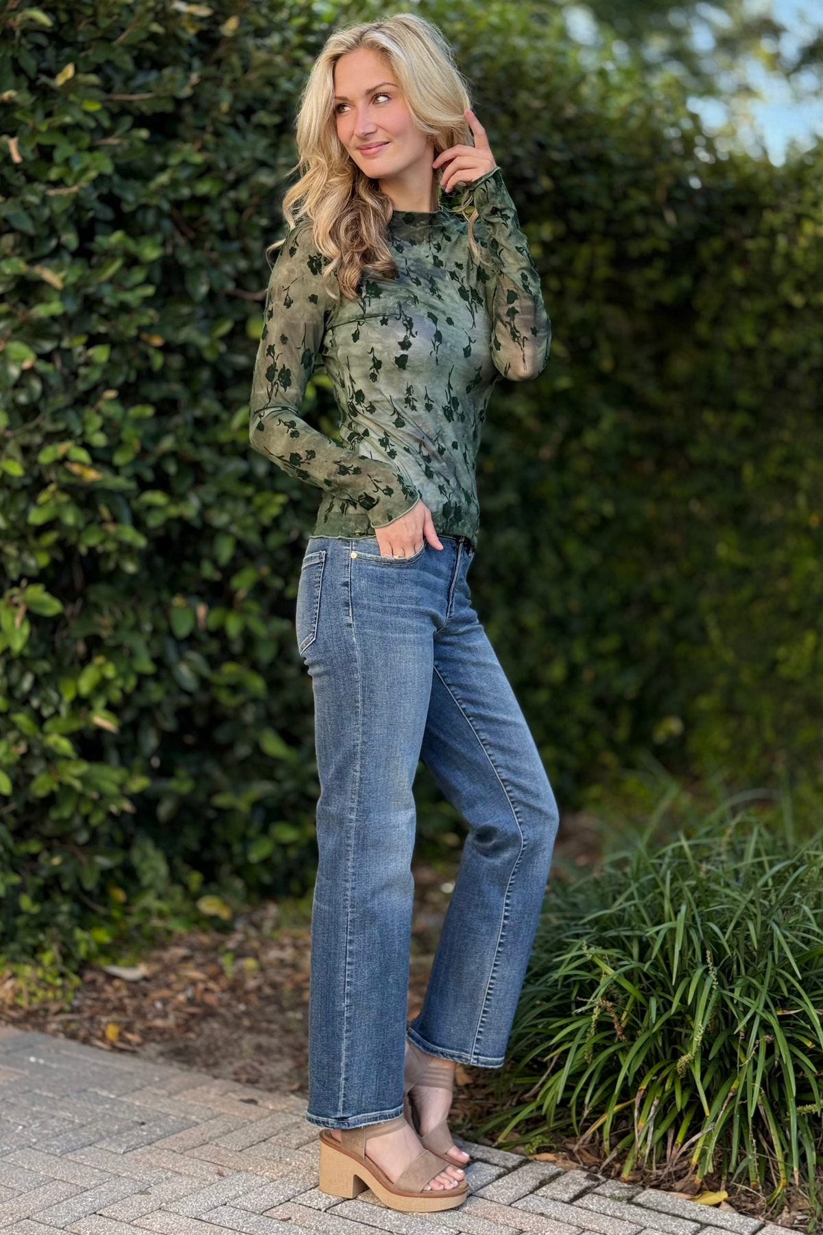 Liverpool Kennedy Straight Jeans – Side View