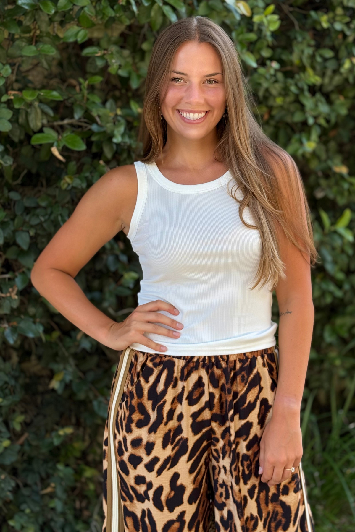 Essential Slim Fit Tank in White