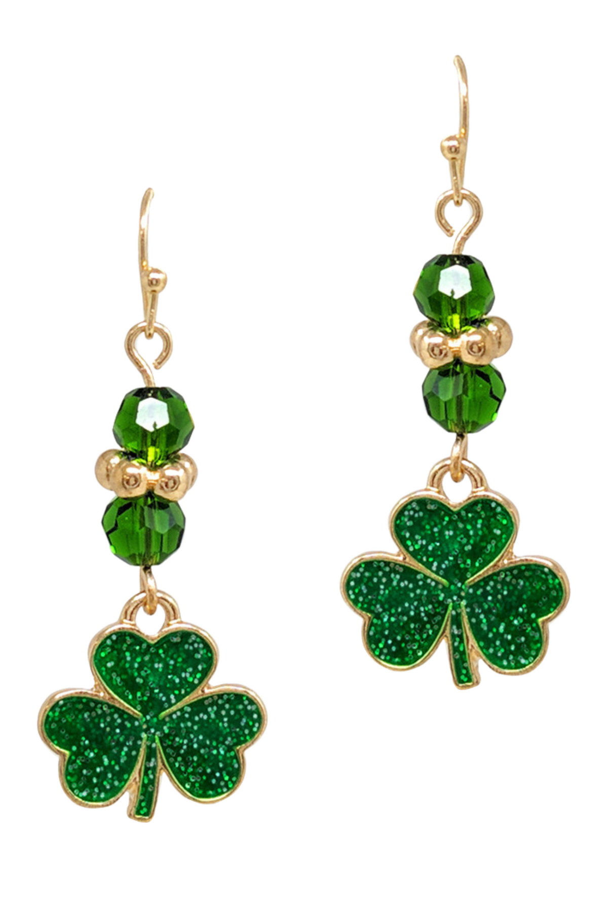 Lucky Charm Clover Dangle Earrings