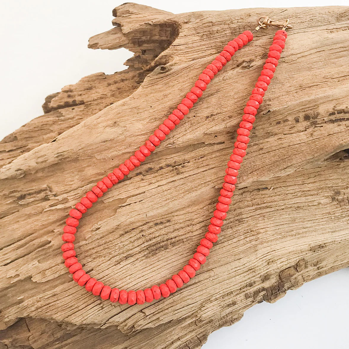 Rondelle Gemstone Layering Necklace
