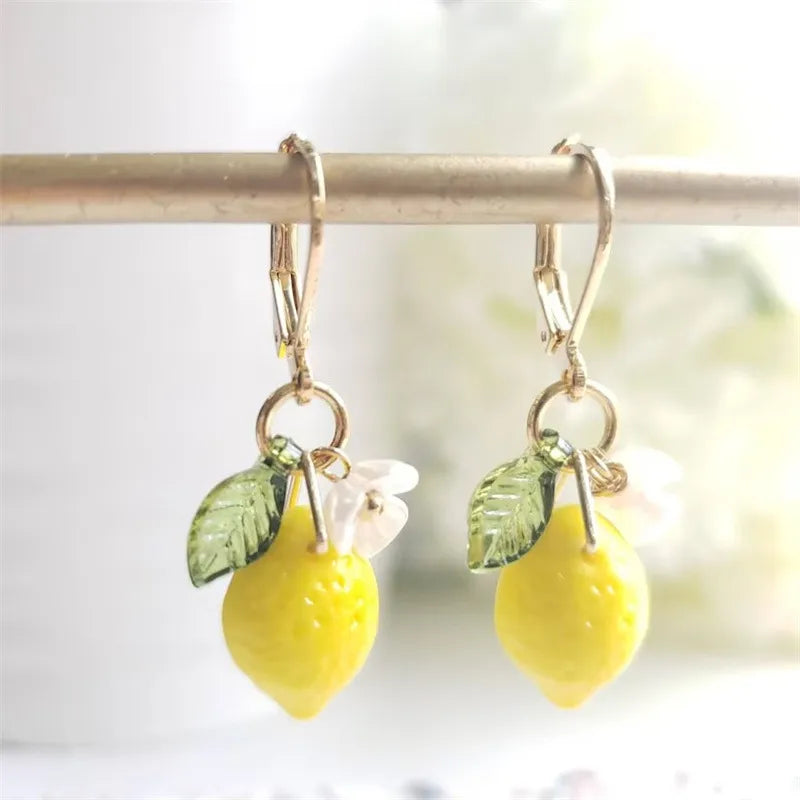 Sweet Squeeze Lemon Drop Earrings