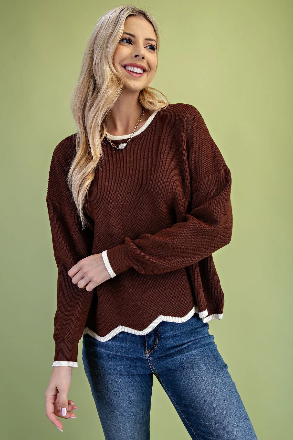 Pre-Order The Rustic Waves Contrast Knit