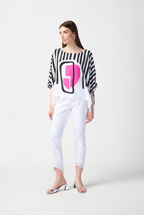 Joseph Ribkoff Georgette Abstract Blouse