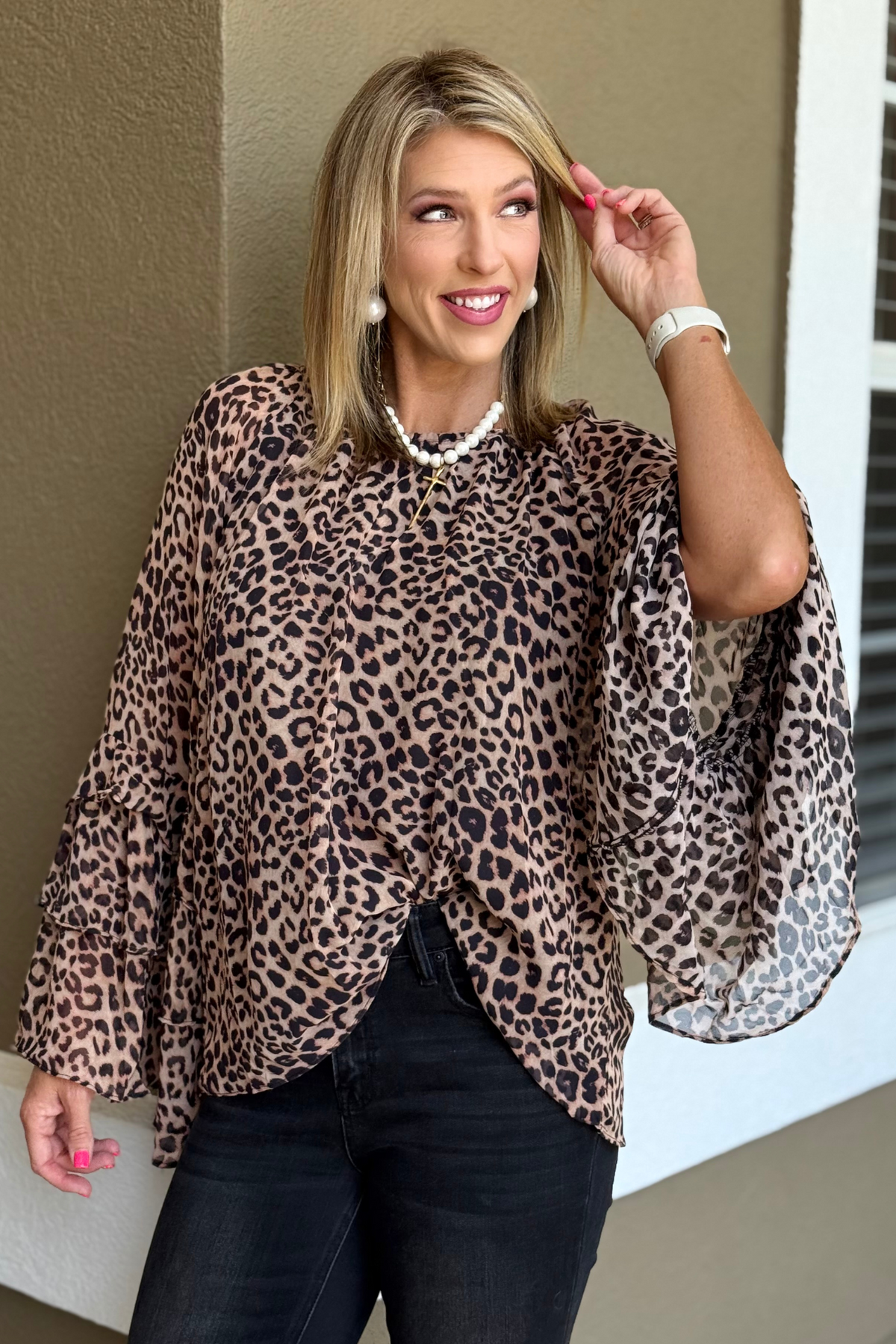 The Ember Wild Animal Printed Top