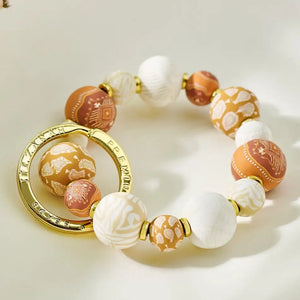 Sahara Small Bead Wrist Keychain