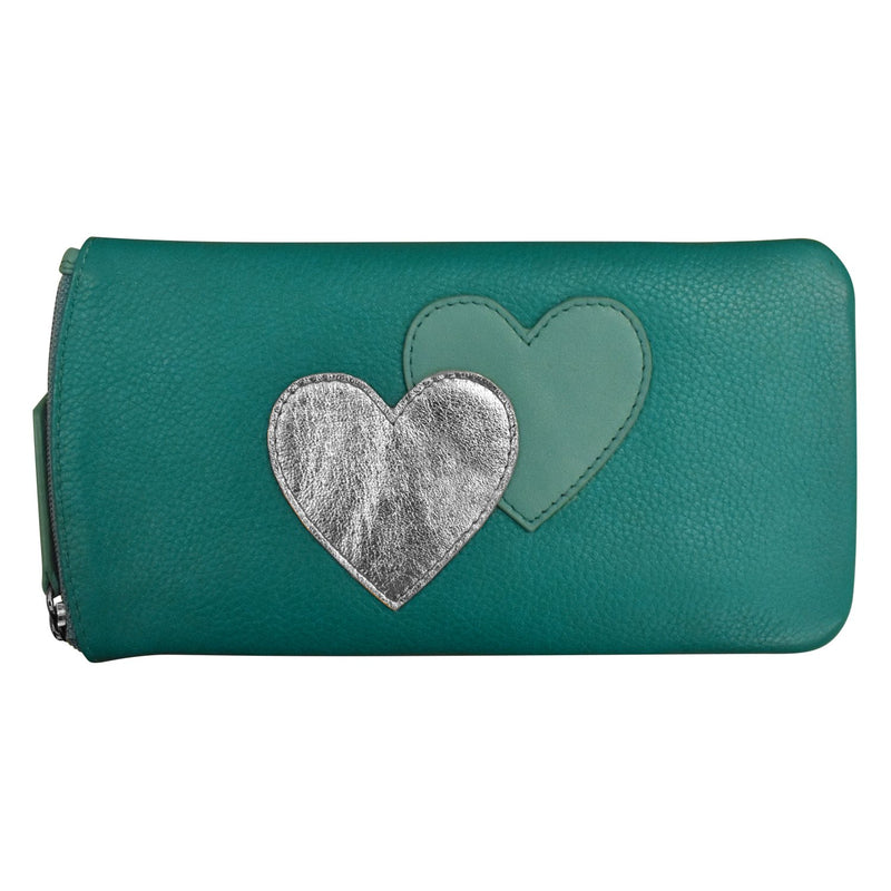Eyeglass Case with Double Heart