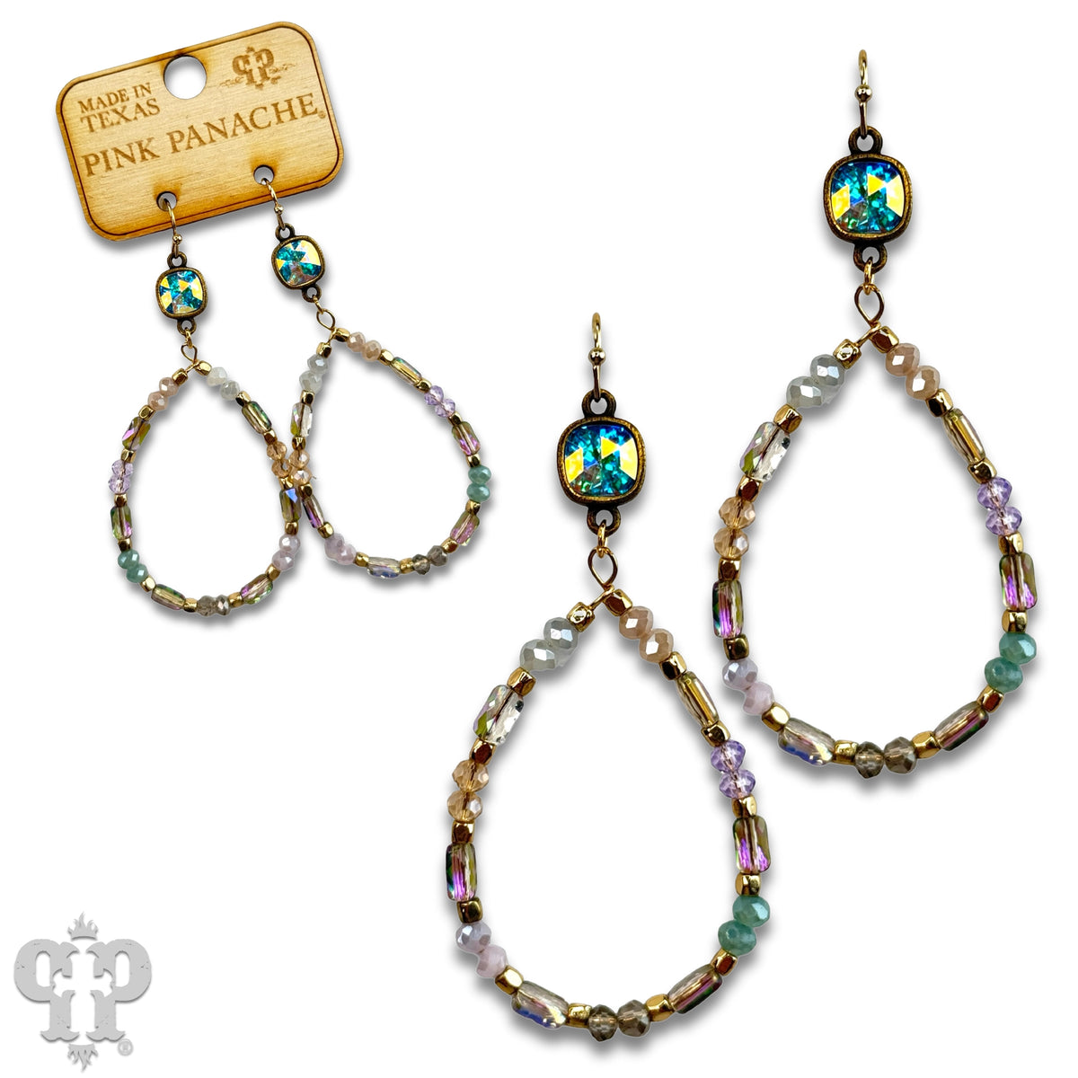 The Violet Luxe Teardrop Earrings