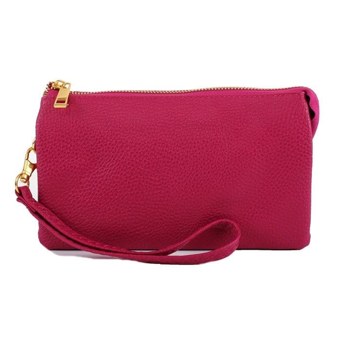 The Riley Crossbody & Wristlet in Hot Pink