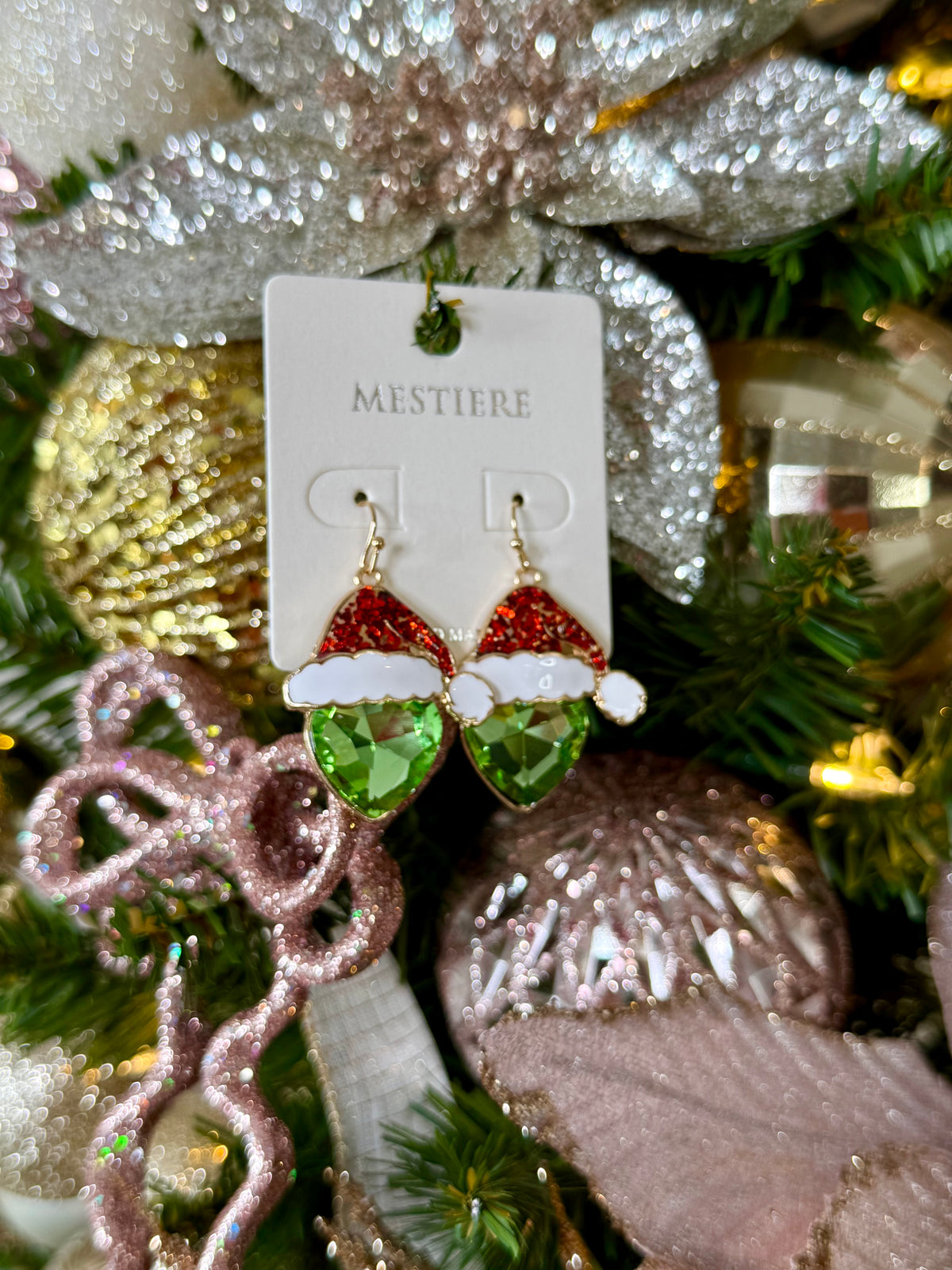 The Emerald Santa Sparkle Earrings