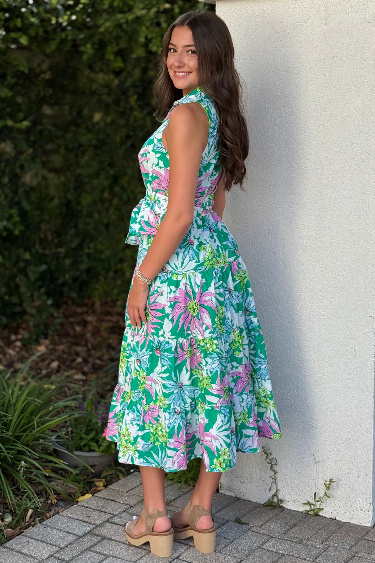 Order Jessica Floral Sleeveless Polo Midi Dress in Apple Green Online | The Pink Nickel Women's Clothing Boutique | The Pink Nickel Order Jessica Floral Sleeveless Polo Midi Dress in Apple Green Online | The Pink Nickel Women's Clothing Boutique | The Pink Nickel