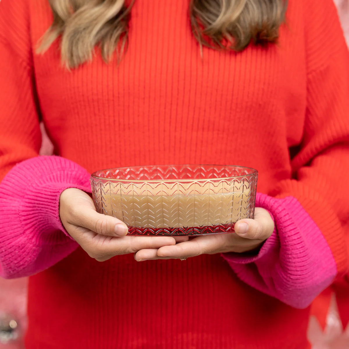 Bridgewater Sweet Grace Collection Candle #026 – 3 Wick Chevron Jar