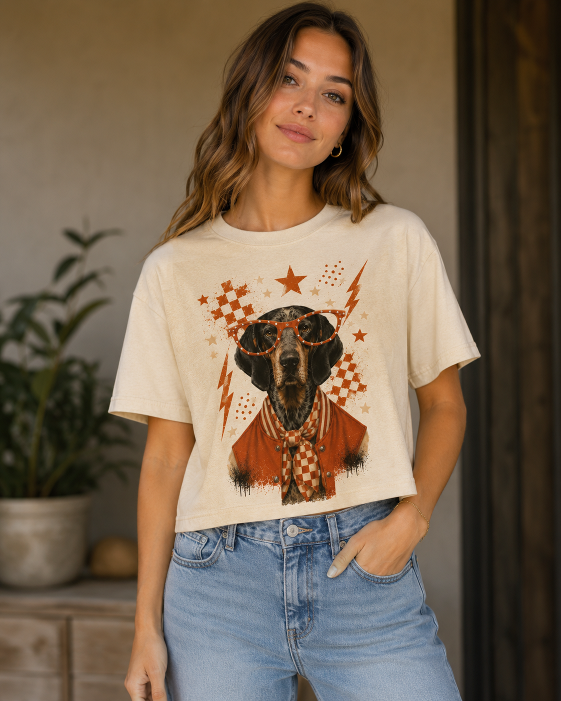 Tennessee game day rhinestone hound graphic tee