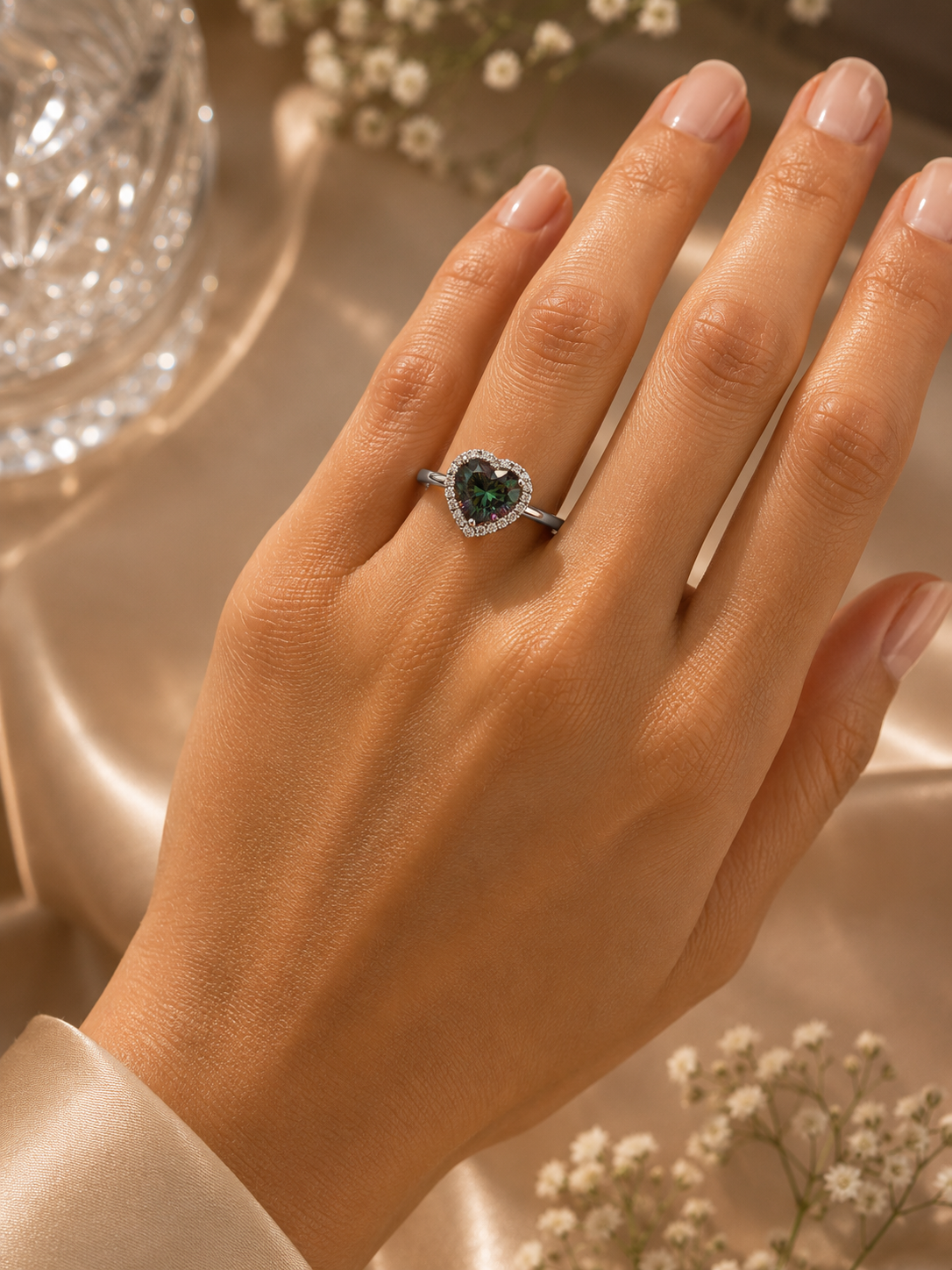 The Tanzanite CZ Sterling Silver Ring