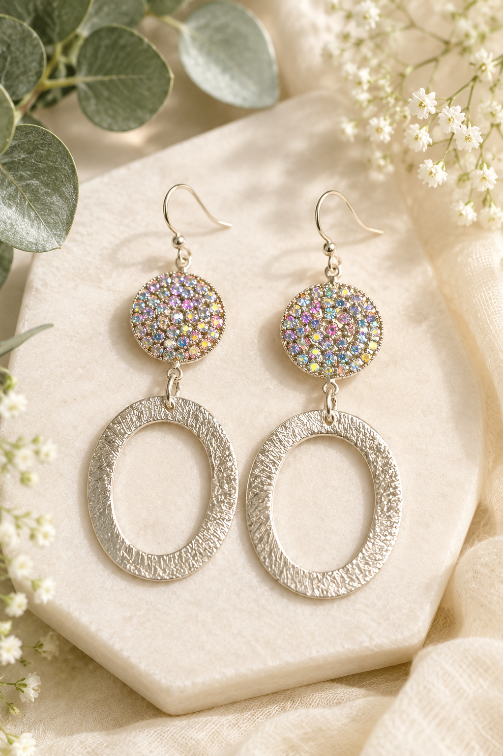 The Ophelia Oval Earrings