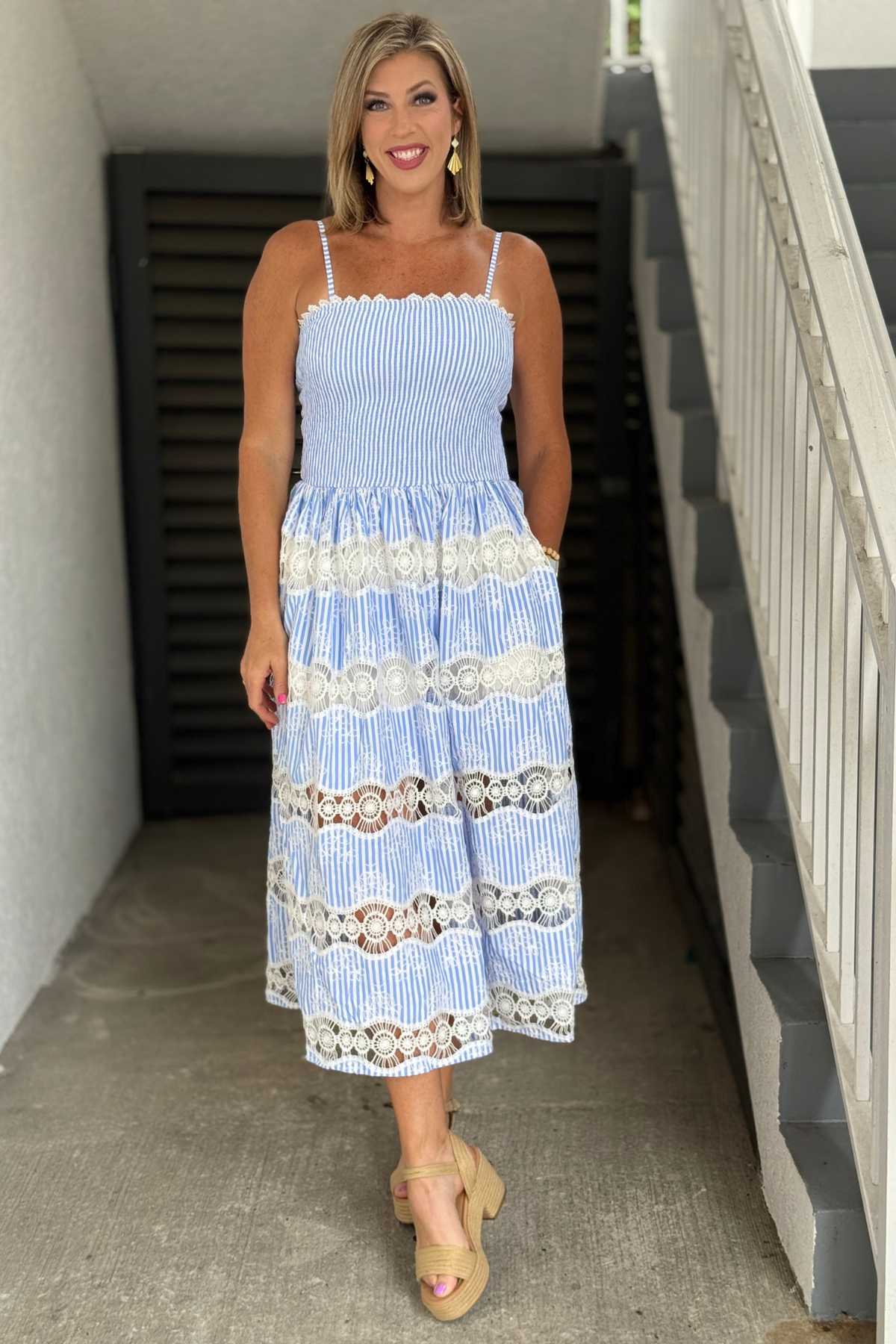 midi dress wedding guest summer Ever-Pretty Plus Size Floral Mermaid Dress with Flutter Sleeves – Spring & Summer Style