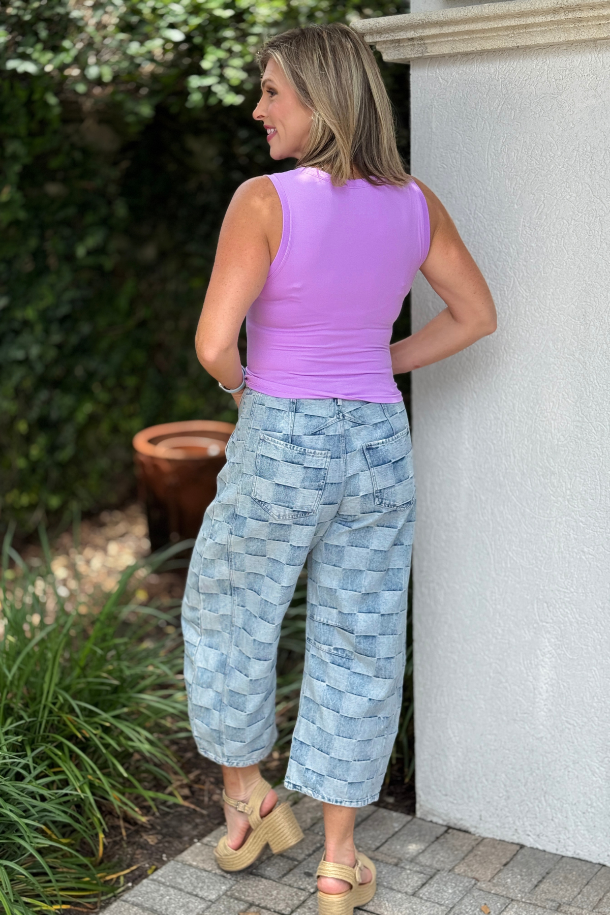 Mineral Wash Barrel Denim
