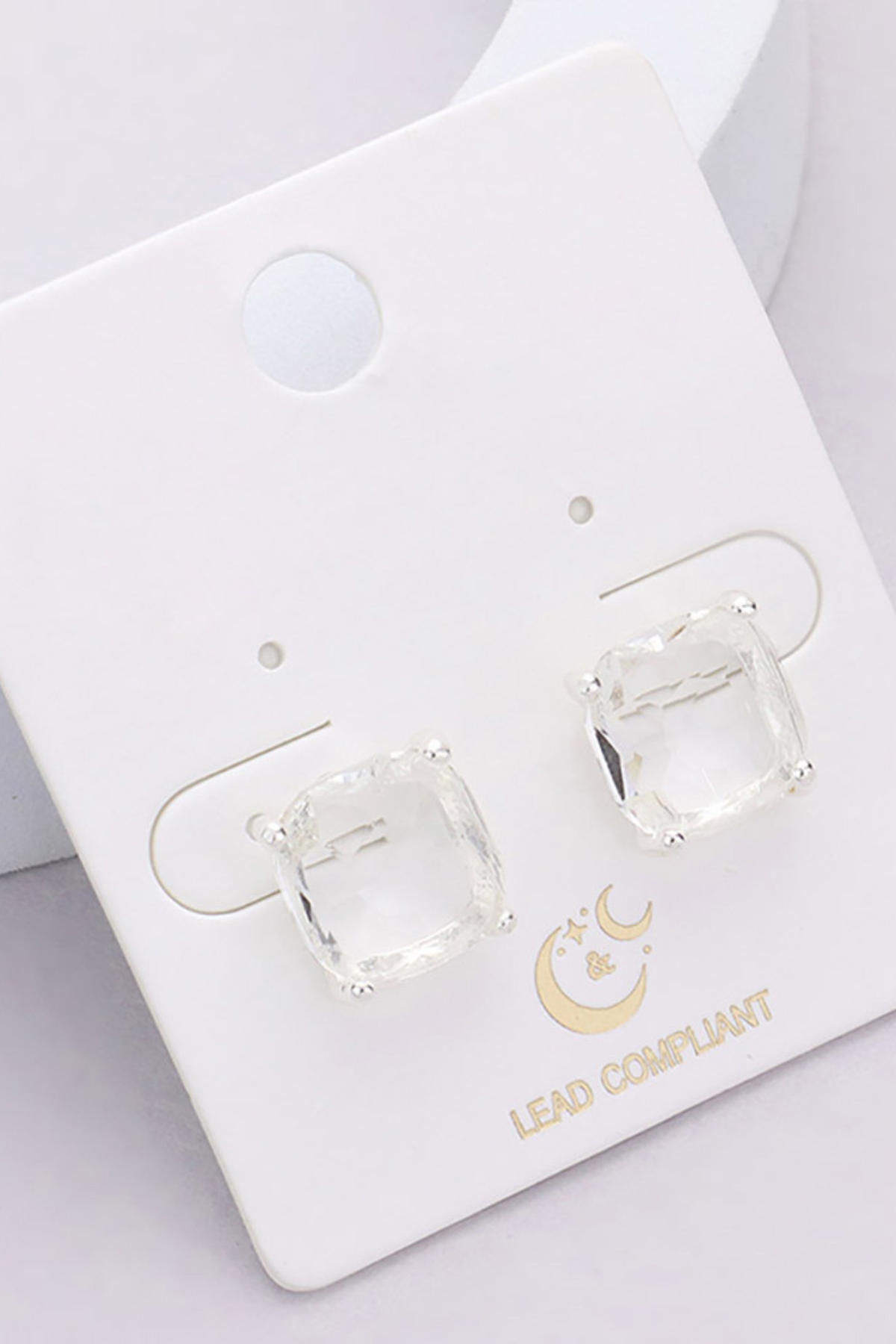 The Radiant Cushion Sparkle Studs