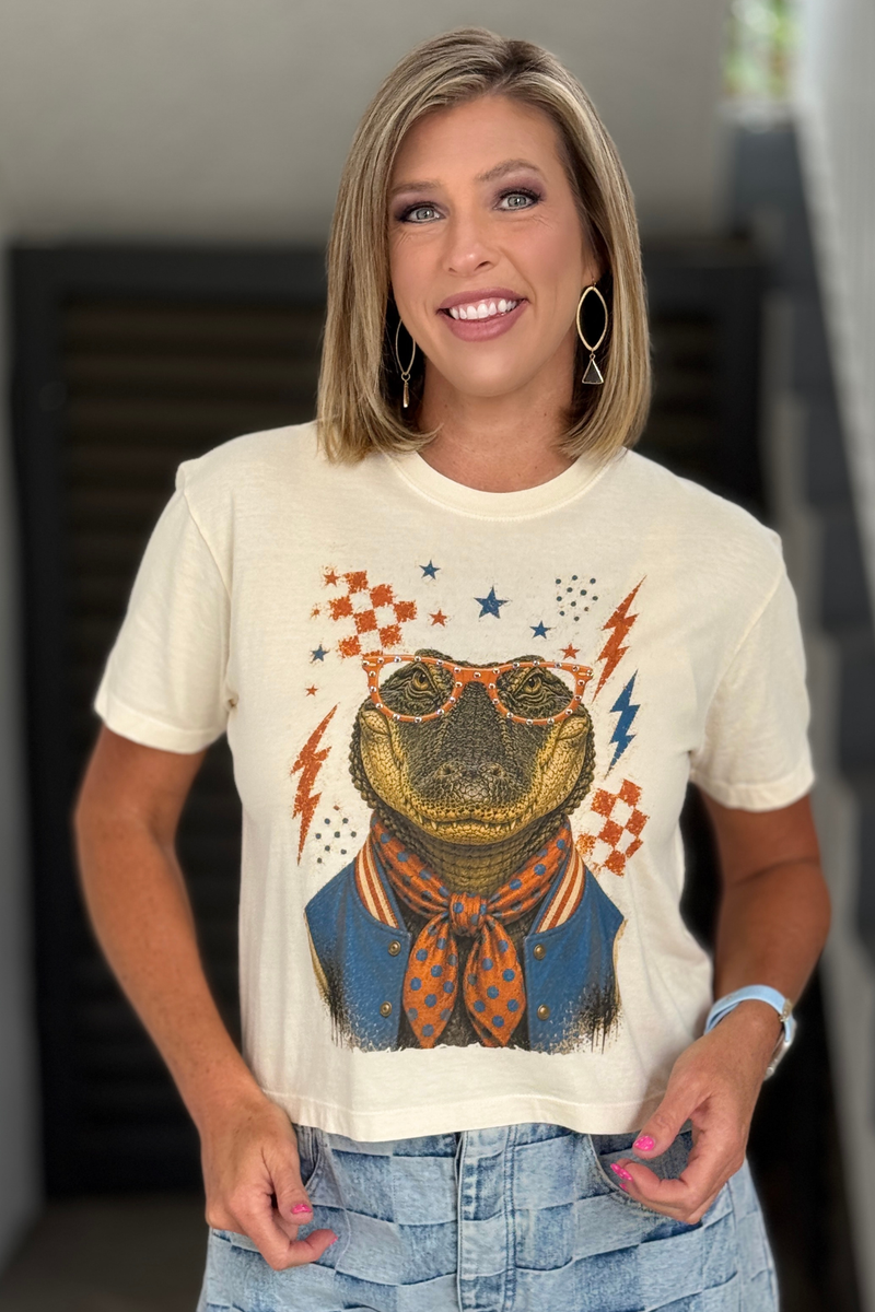 Florida Gators Comfort Colors rhinestone graphic tee