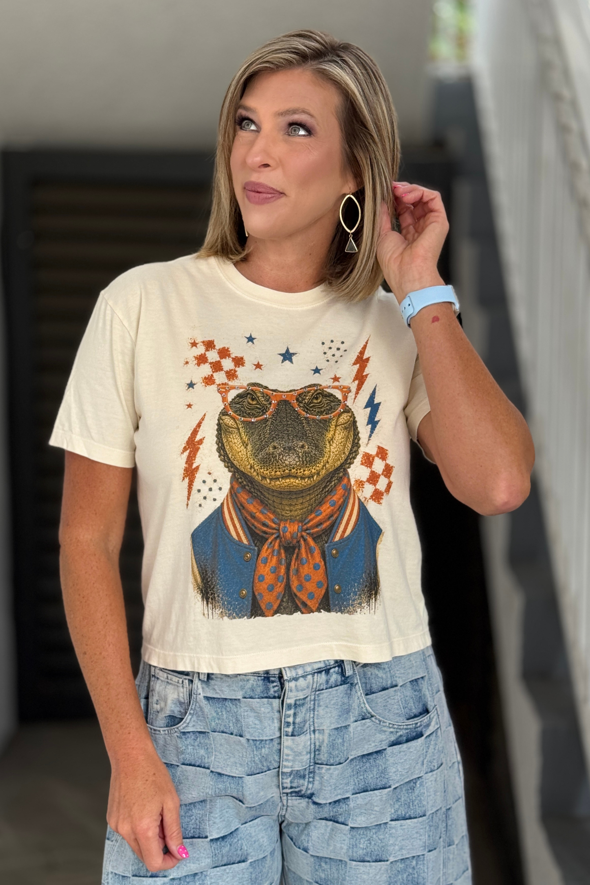 Florida football rhinestone graphic tee