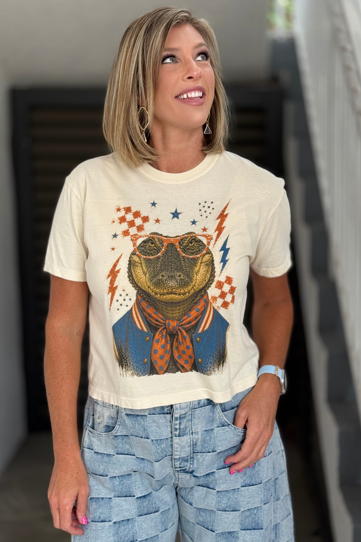 Comfort Colors Gator spirit graphic tee