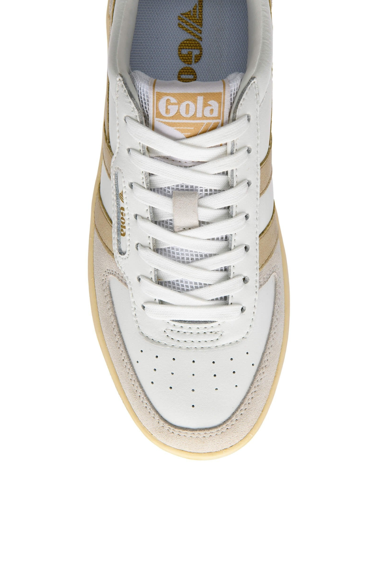 retro gola sneakers women white gold court style