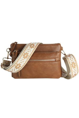 The Triple Zip Crossbody Bag