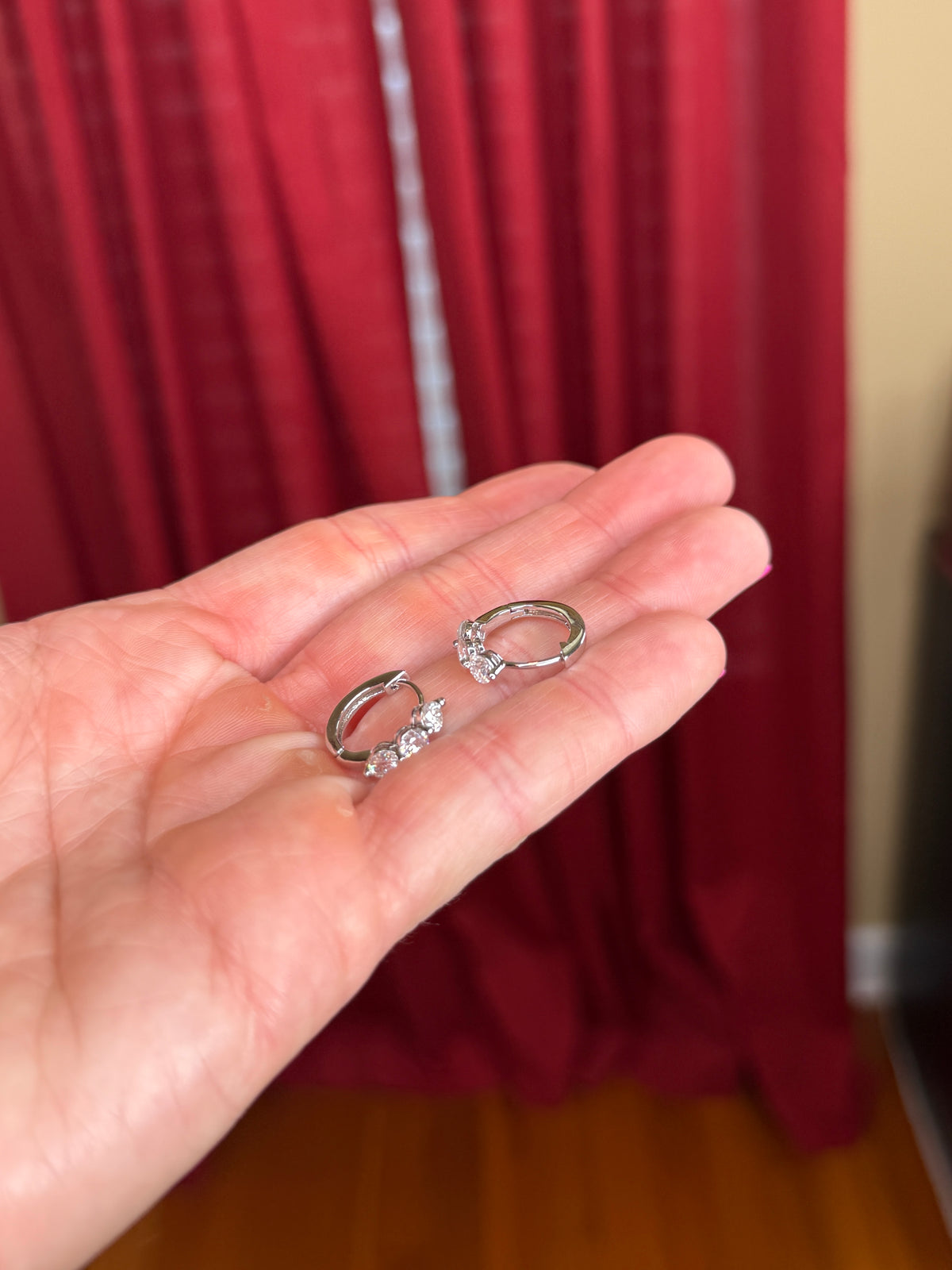 The Monroe Moissanite Hoop Earrings