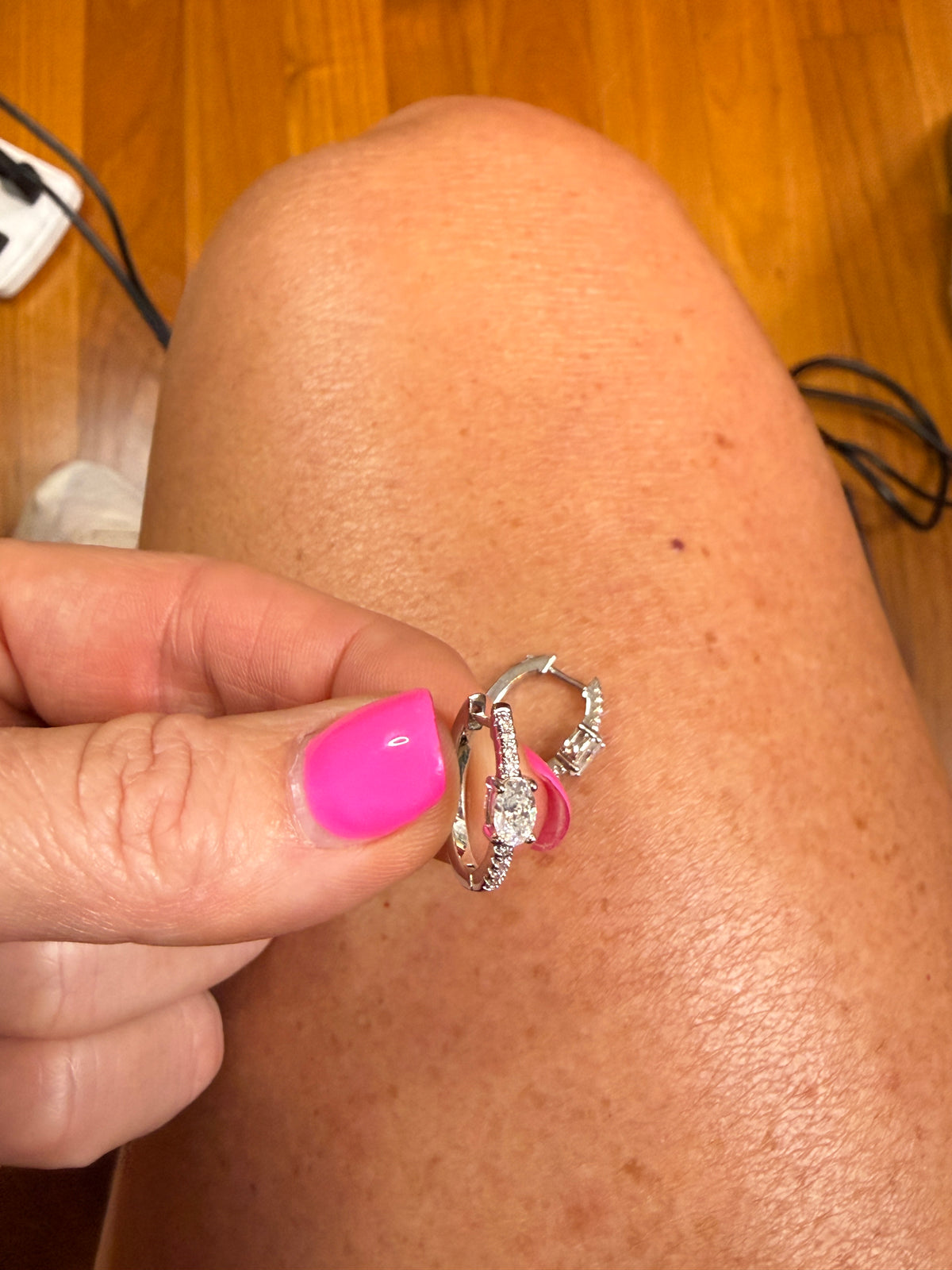 The Everleigh Luxe Moissanite Hoops