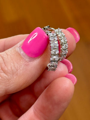 The Diamond Luxe Hoop Earrings