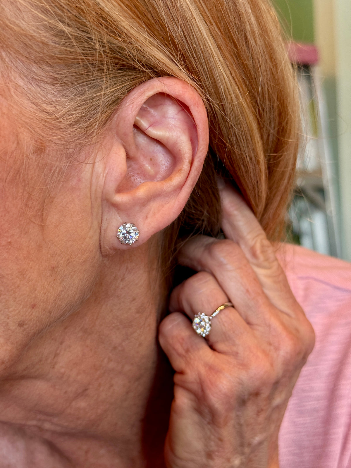 The Signature Spark 2 Carat Moissanite Stud Earrings