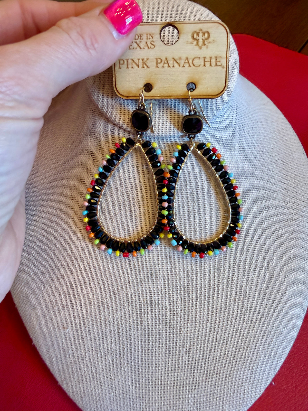 The Confetti Luxe Teardrop Earrings