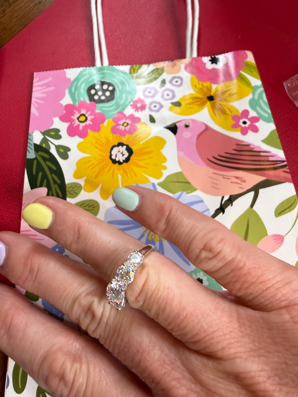 The Luxe Radiance Moissanite Ring