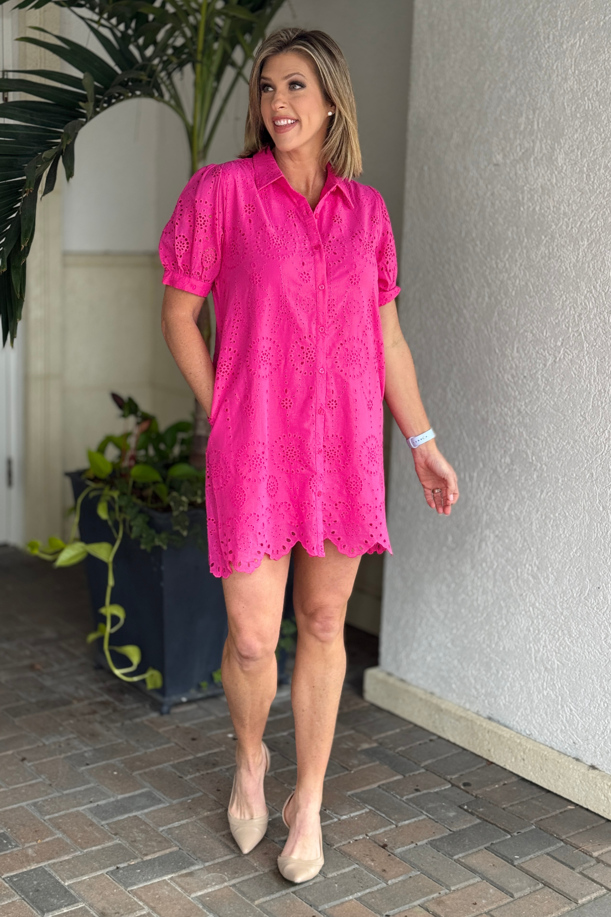 Sweet Seasons Eyelet Button Down Dress | The Pink Nickel Women's Clothing Boutique | The Pink Nickel Sweet Seasons Eyelet Button Down Dress | The Pink Nickel Women's Clothing Boutique | The Pink Nickel