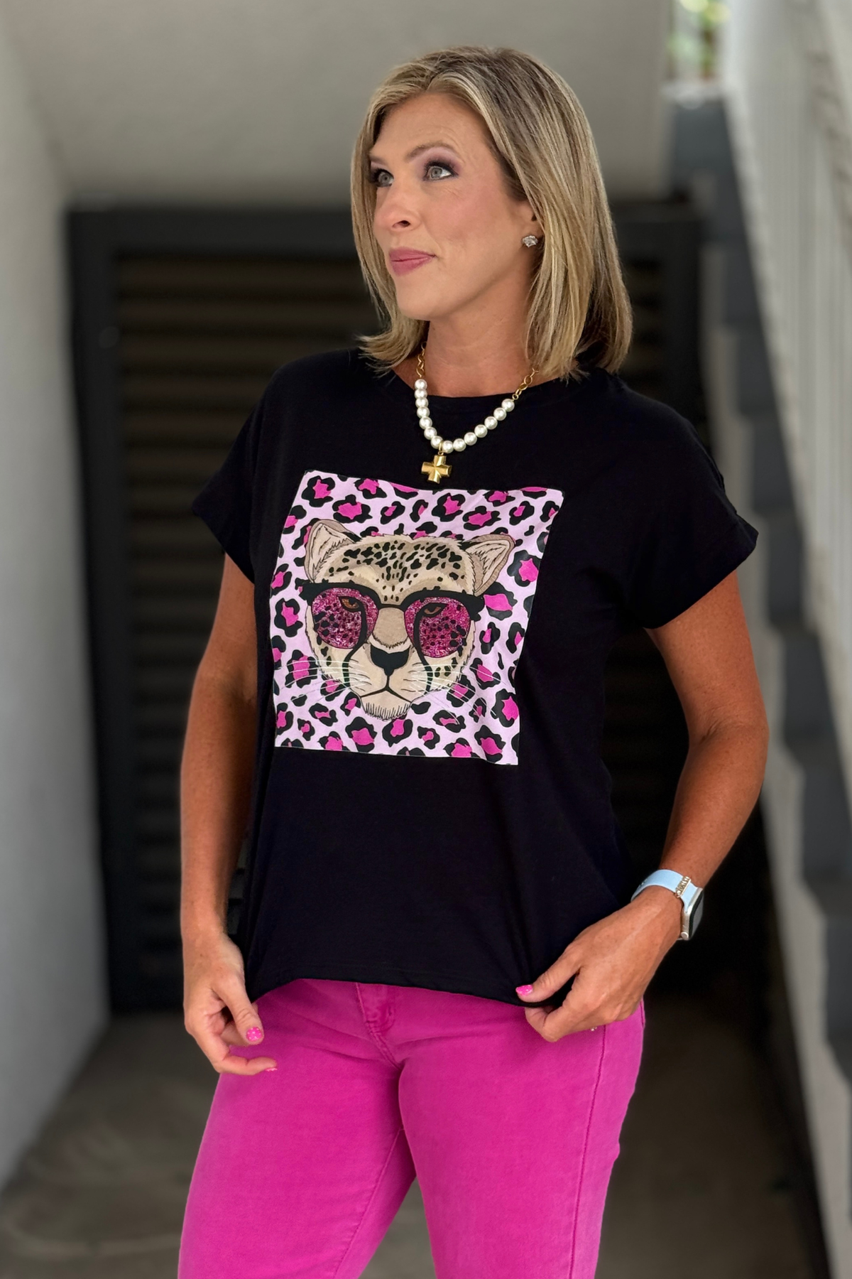 Relaxed fit Made in Italy graphic top