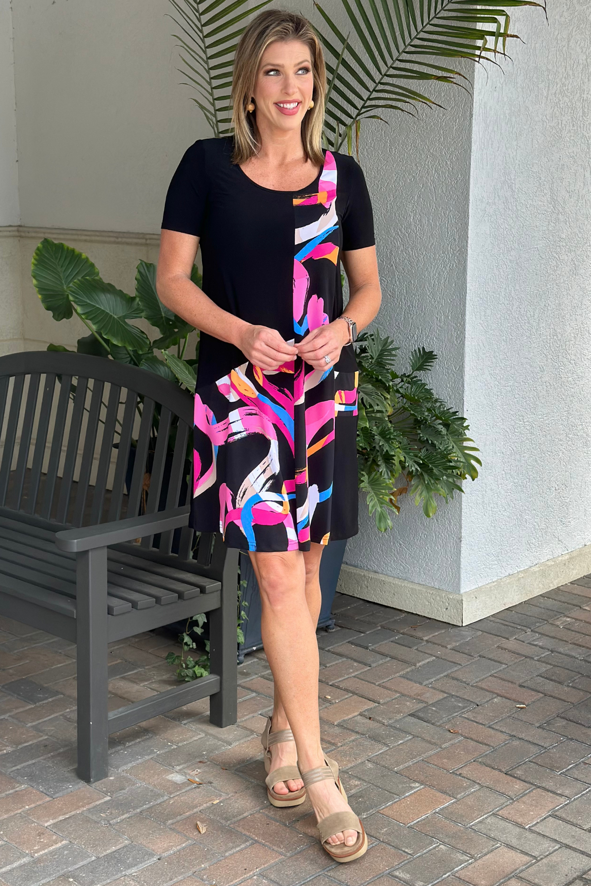 Order Joseph Ribkoff Silky Knit Abstract Print Trapeze Dress Online | The Pink Nickel – Women's Clothing Boutique Order Joseph Ribkoff Silky Knit Abstract Print Trapeze Dress Online | The Pink Nickel – Women's Clothing Boutique