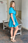 Joy Joy: Calloway Ruffle Faux Wrap Dress