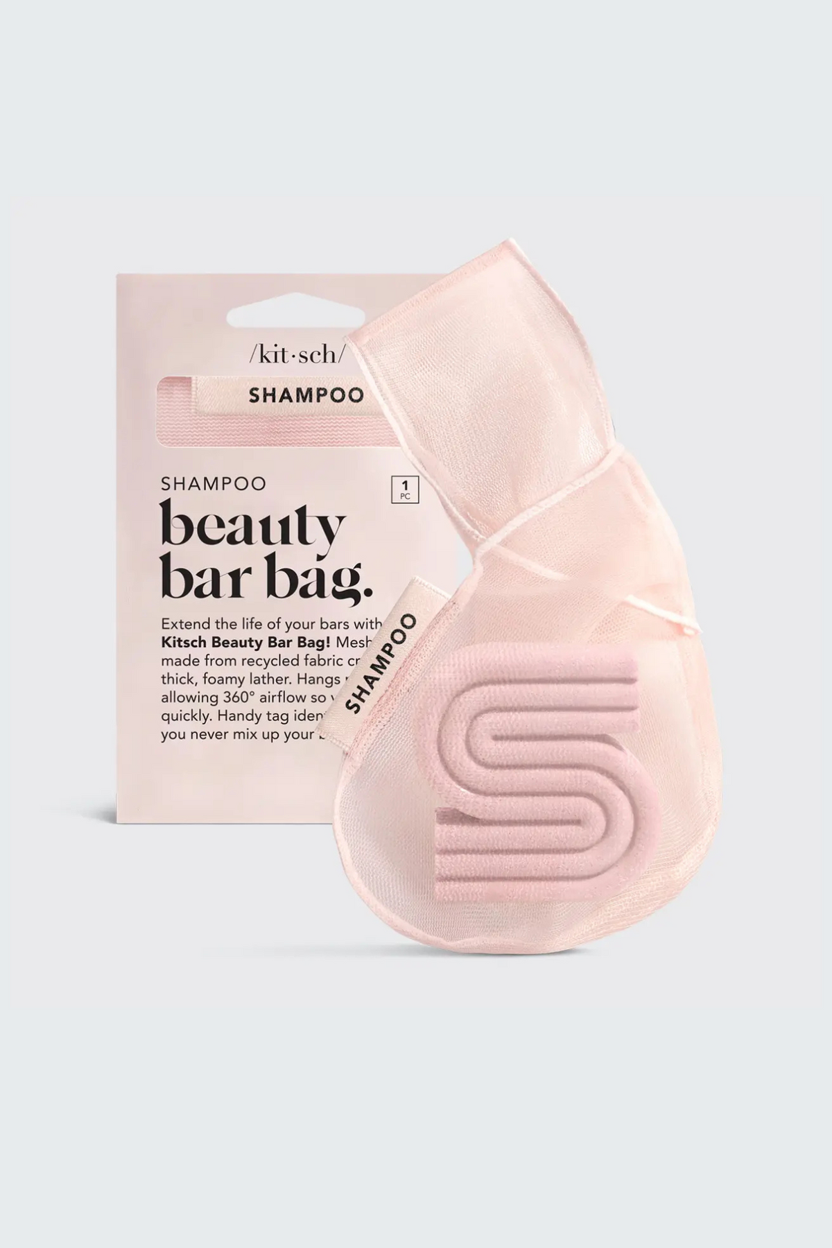 KITSCH Shampoo Beauty Bar Bag in Blush
