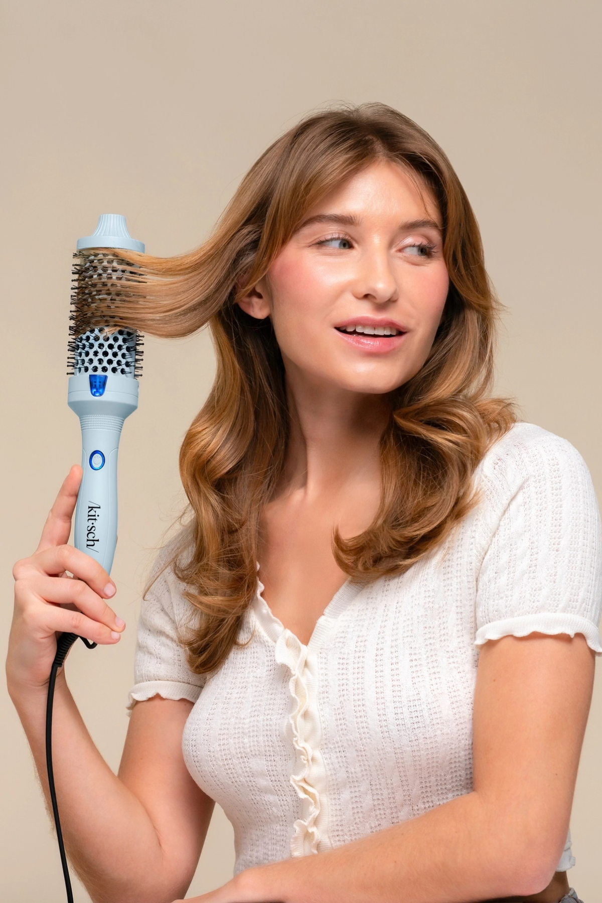Kitsch Haze Blue Volumizing Thermal Round Brush