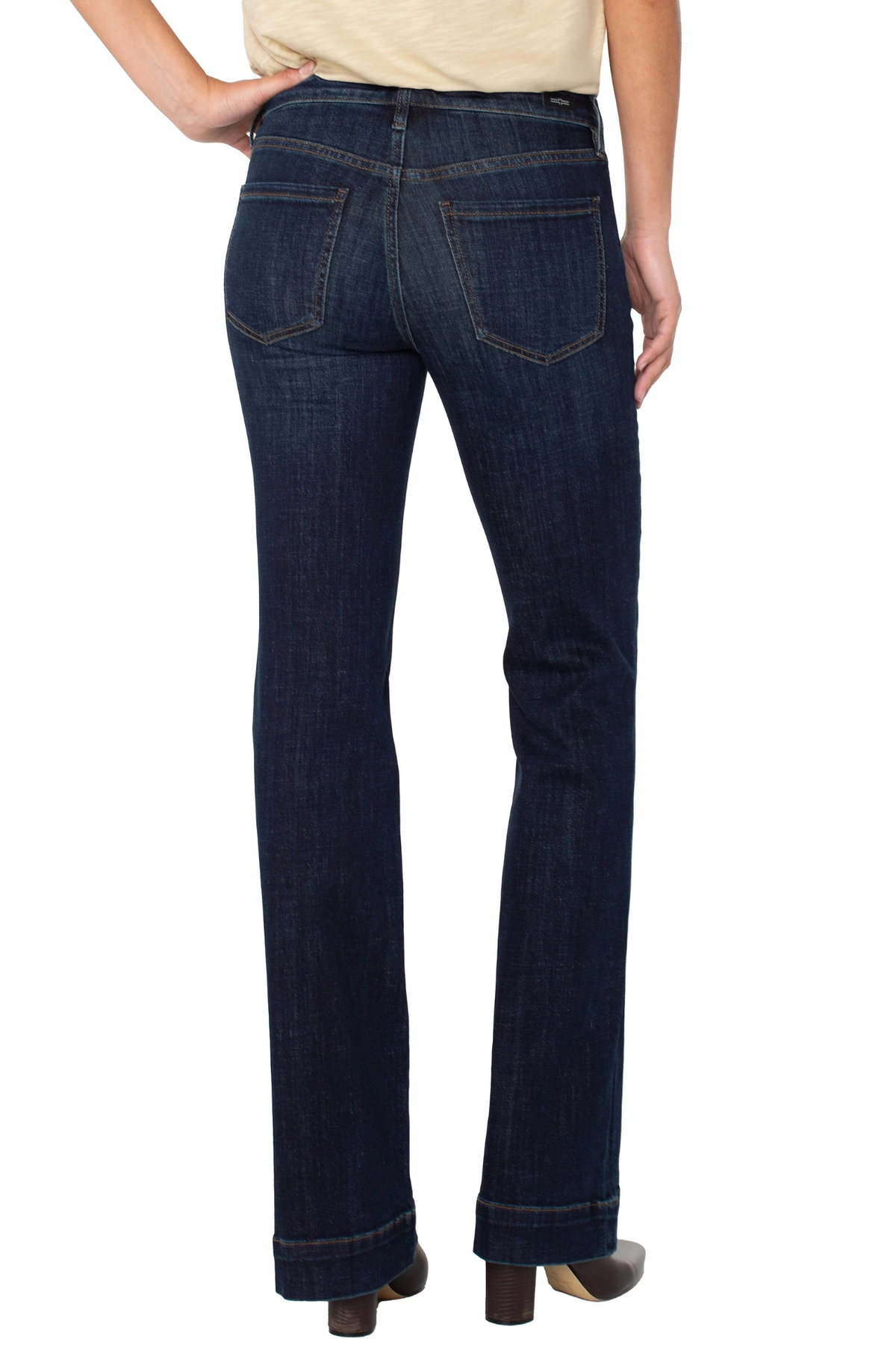 Back view of Liverpool Lucy Bootcut Jeans
