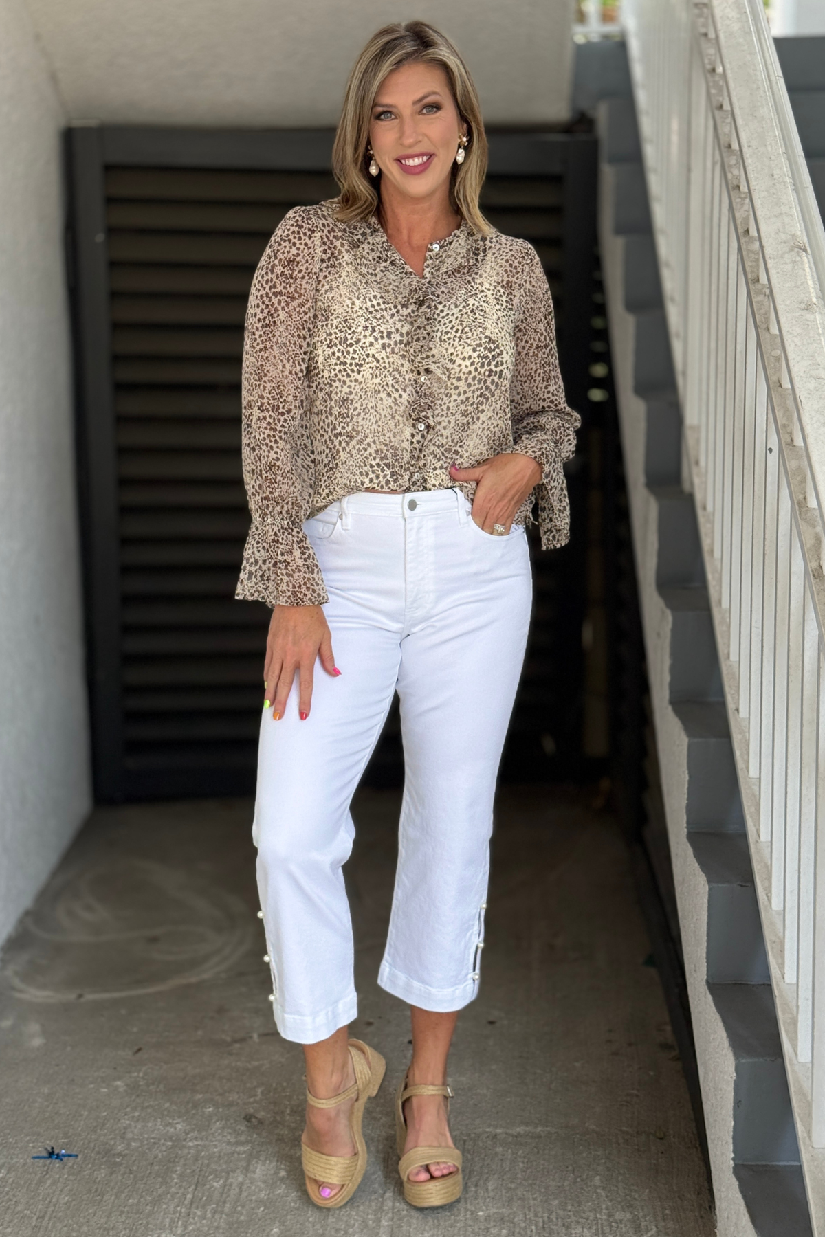 Liverpool White Sands Pearl Denim