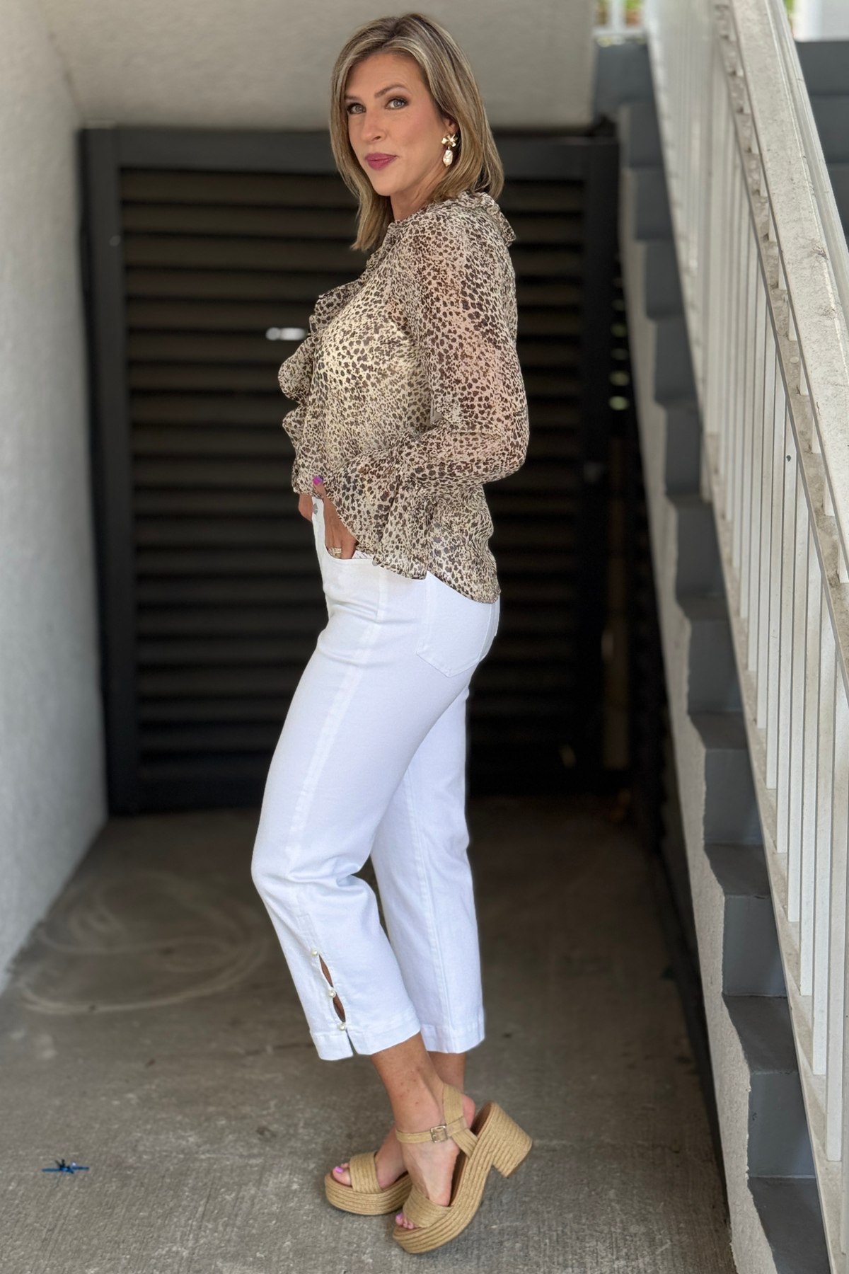 Liverpool Ivory Tide Pearl Jeans