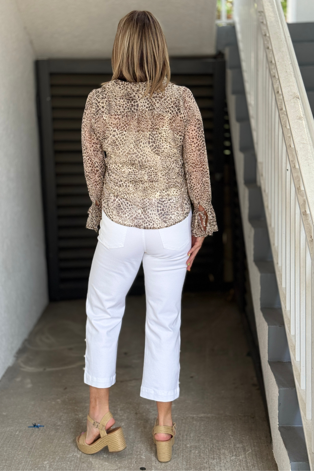 Liverpool Pearl Breeze Crop Denim