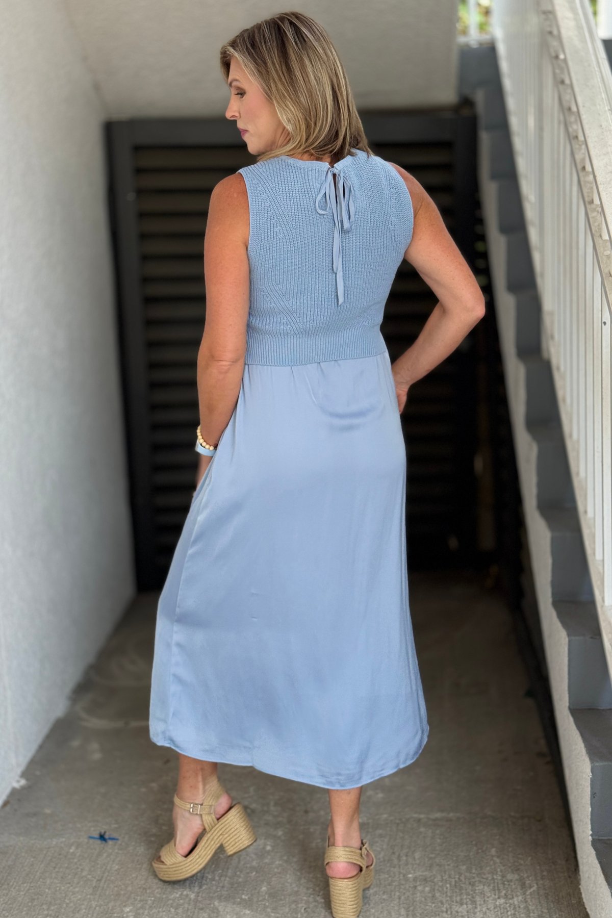 Liverpool Summer Sky Sweater Dress