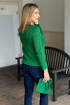 Marble Scotland Emerald Ribbed Sweater